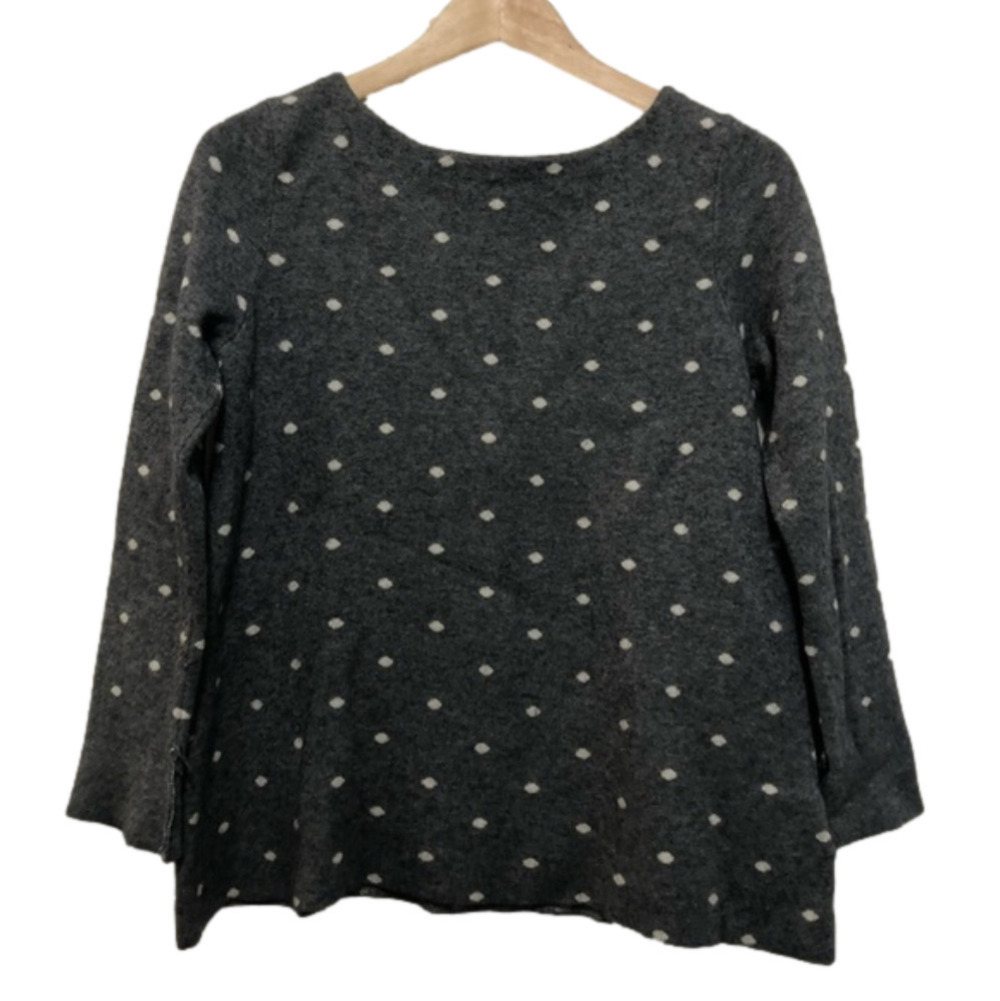 𝅺CYNTHIA Rowley Polka Dot Pullover Sweater XS